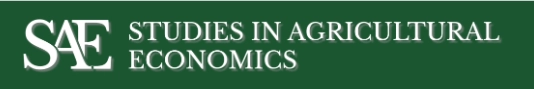 STUDIES IN AGRICULTURAL ECONOMICS